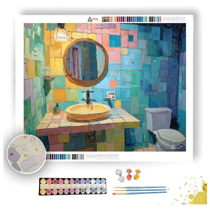 SILENT MOTION - Paint by Numbers Full Kit