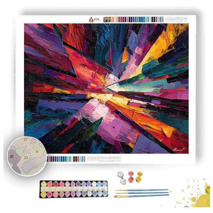 BROKEN CONTOUR - Paint by Numbers Full Kit