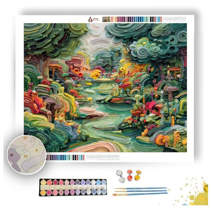 FOCUSED TENSION - Paint by Numbers Full Kit