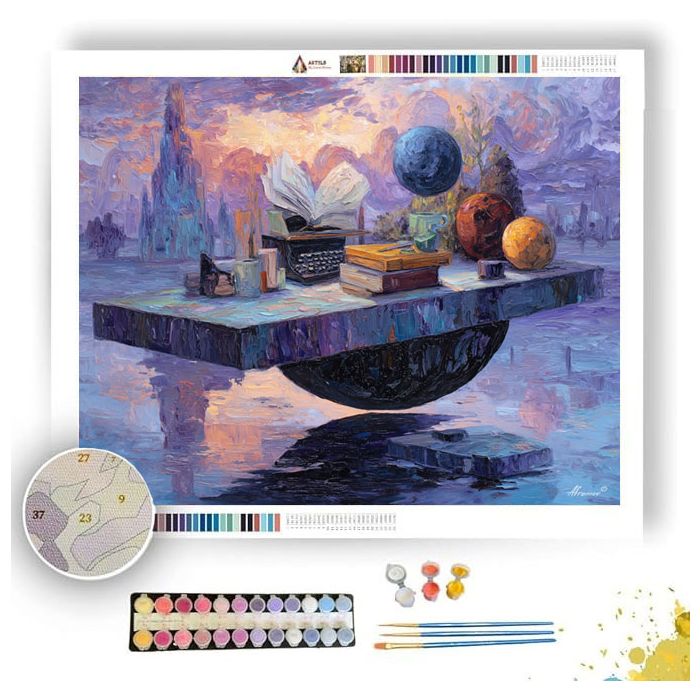 LOOSE FLOATING FORM - Paint by Numbers Full Kit