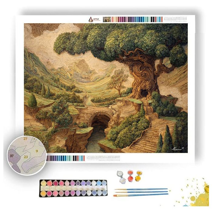 WOODSET DAY REALM - Paint by Numbers Full Kit