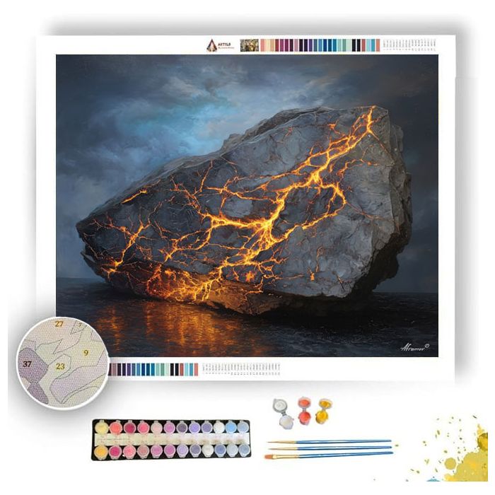 FLAMEVEIN CRYSTAL RIDGE - Paint by Numbers Full Kit