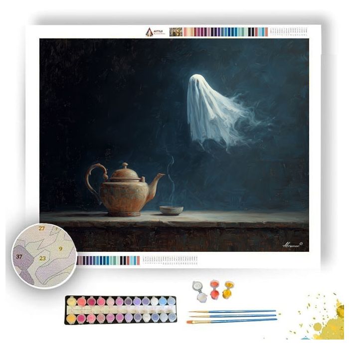 TEAPOT WHISPER GHOST - Paint by Numbers Full Kit
