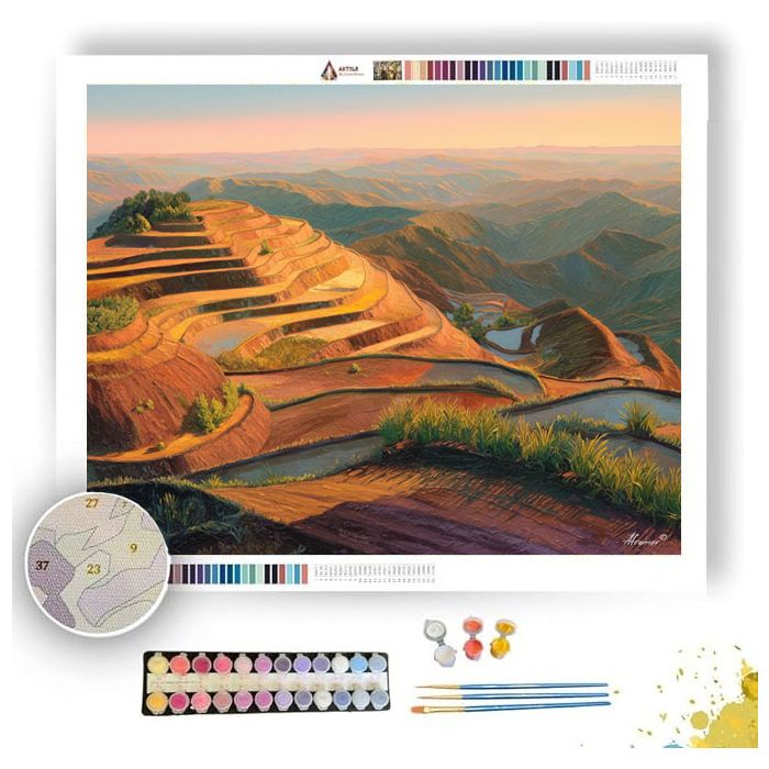 ASHBLOOM TERRACES - Paint by Numbers Full Kit
