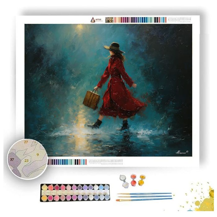 RAINCOAT SPELLCASTER - Paint by Numbers Full Kit