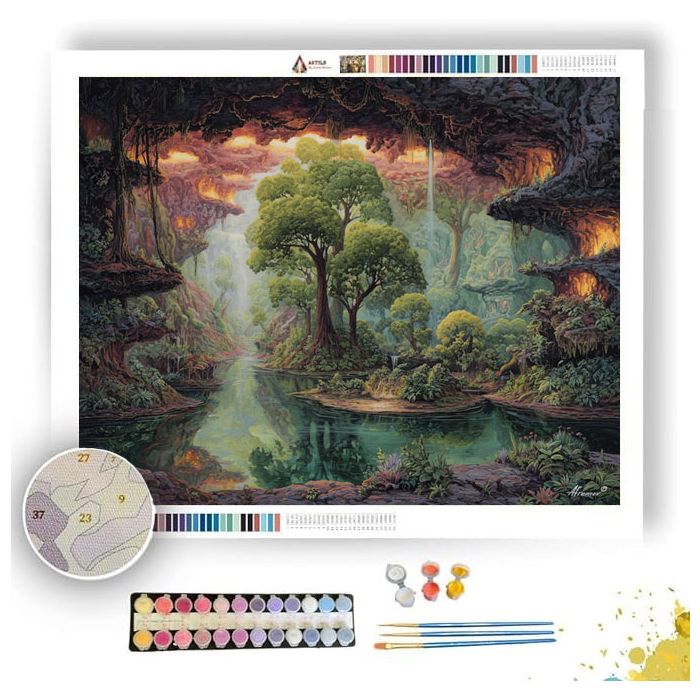 FIREVERDANT DAY REALM - Paint by Numbers Full Kit