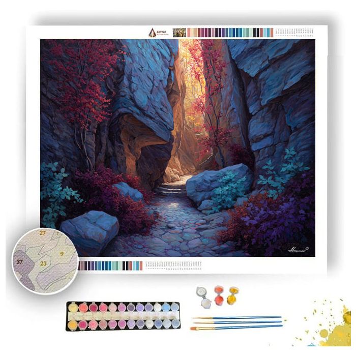 WARMTHROOT CANYON - Paint by Numbers Full Kit