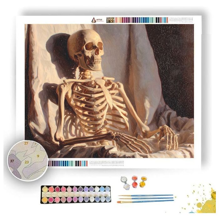 FINAL QUIET SKELETON - Paint by Numbers Full Kit