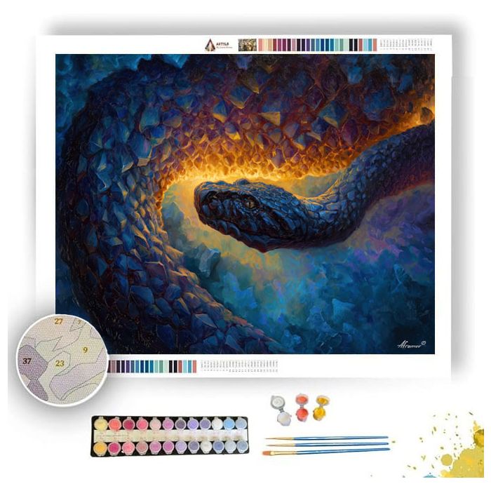 PRISMFLAME SERPENT PASS - Paint by Numbers Full Kit