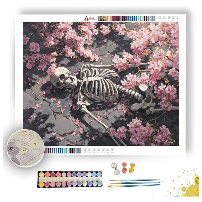 BONES AND BLOSSOMS - Paint by Numbers Full Kit