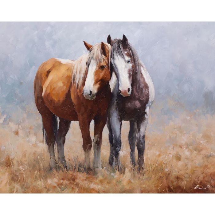 PAIRED LINKED TOUCH - Paint by Numbers Full Kit