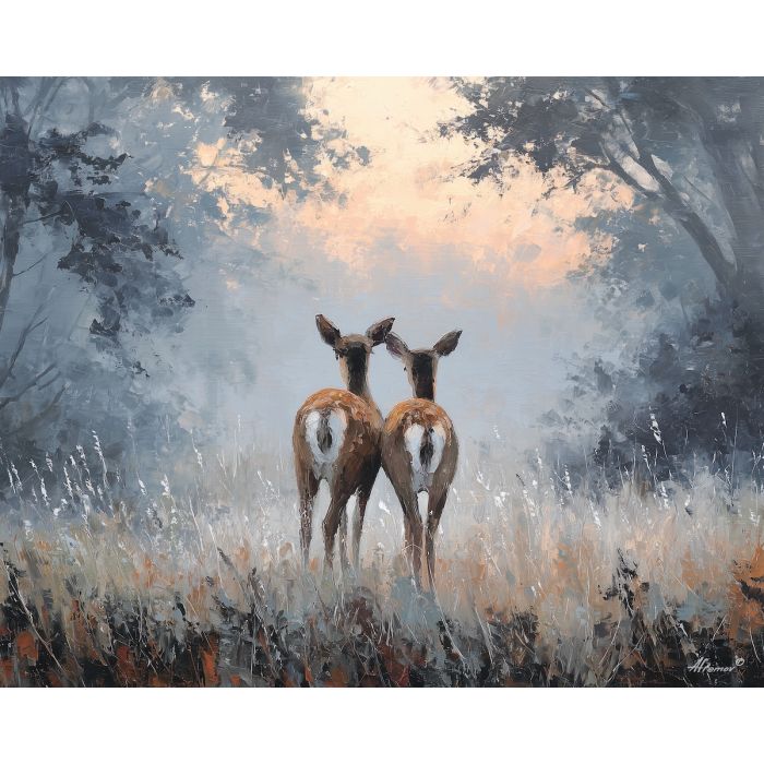 SILENT SILENT MOMENT - Paint by Numbers Full Kit