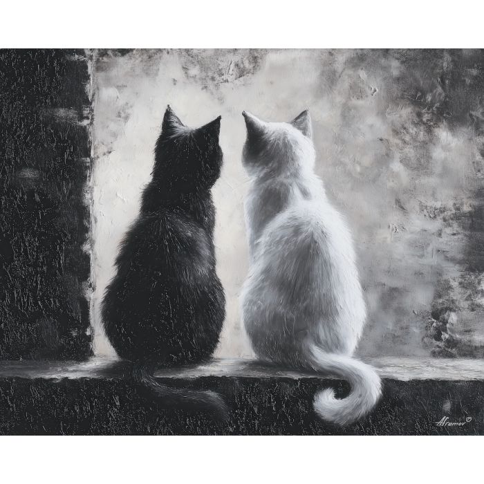 SILENT UNION B&W - Paint by Numbers Full Kit