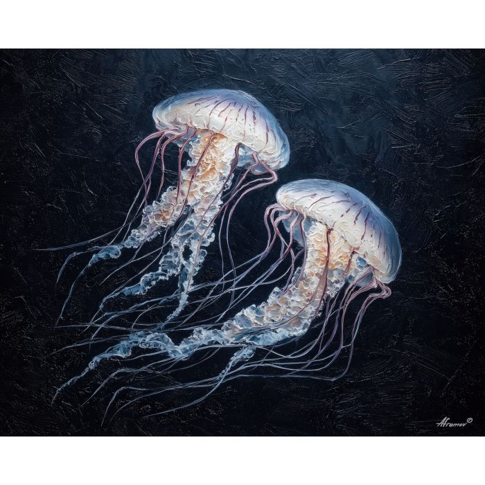 close, union, saint valentine, love theme, couple, togetherness, romantic scene, palette knife, oil painting, impasto, thick paint, textured surface, emotional art, symbolic, intimacy, pairing, connection