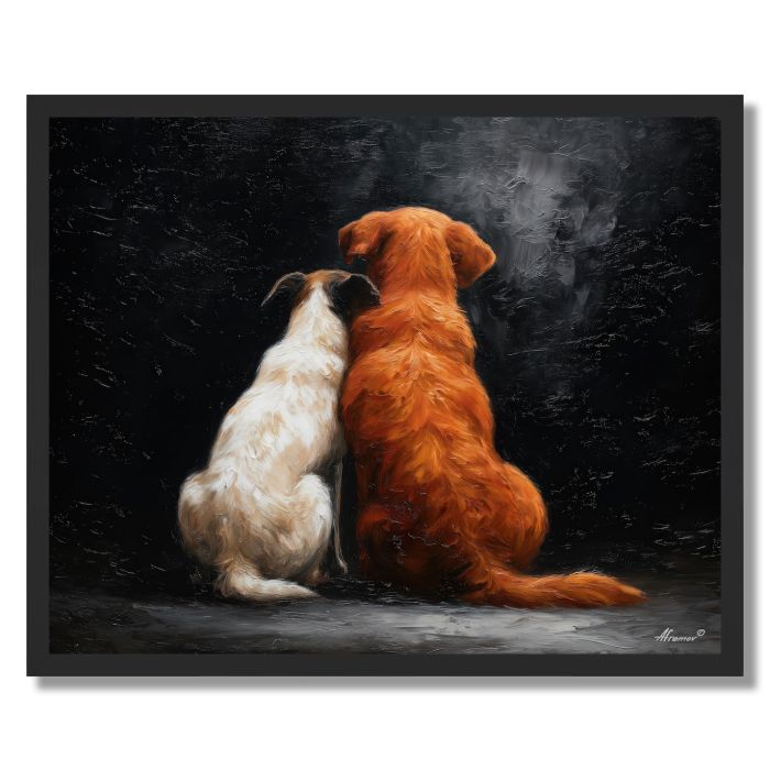 RESTING SILENT EMBRACE - FRAMED