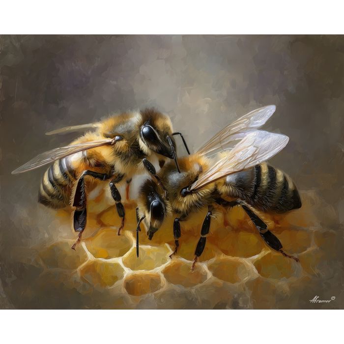 WARM QUIET PRESENCE - Paint by Numbers Full Kit