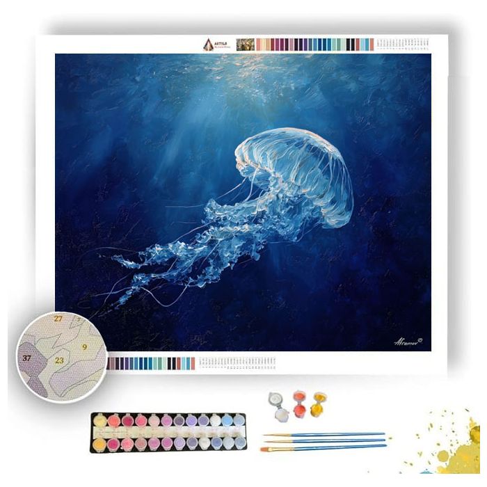 DENSE CALM INTERVAL - Paint by Numbers Full Kit