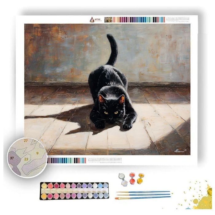 TWISTED FOCUSED FIGURE - Paint by Numbers Full Kit