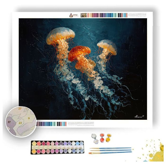 QUIET BROKEN PRESENCE - Paint by Numbers Full Kit