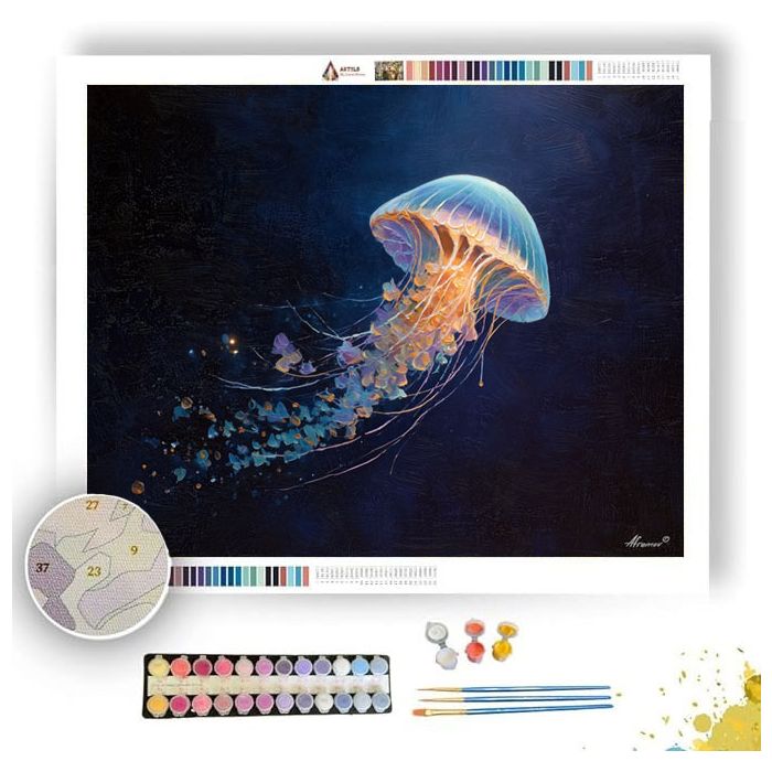 CALM PLANE - Paint by Numbers Full Kit