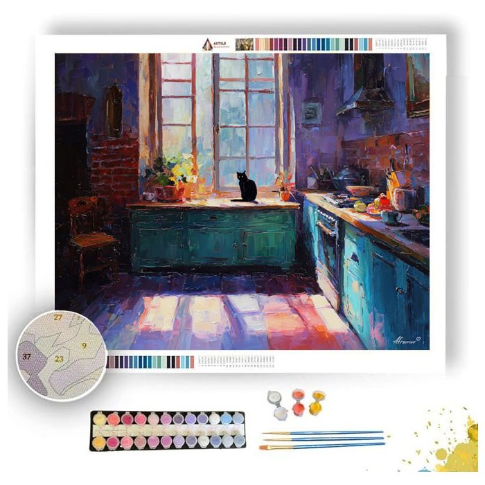 HIDDEN HIDDEN INTERVAL - Paint by Numbers Full Kit