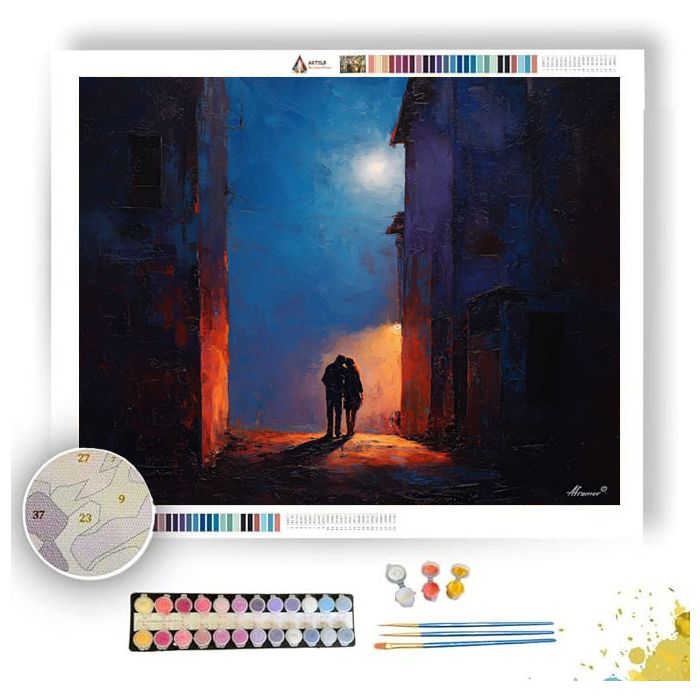 VEILED PAUSE - Paint by Numbers Full Kit