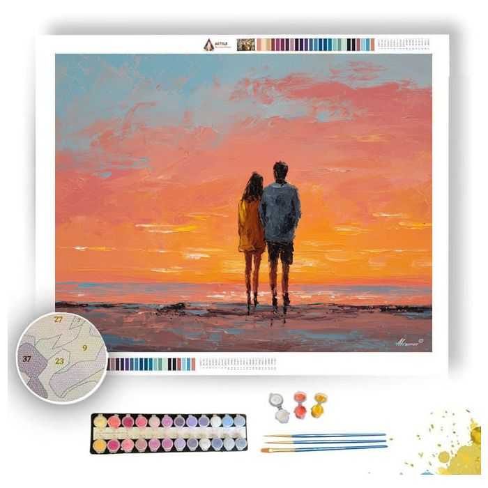 QUIET PAIR - Paint by Numbers Full Kit