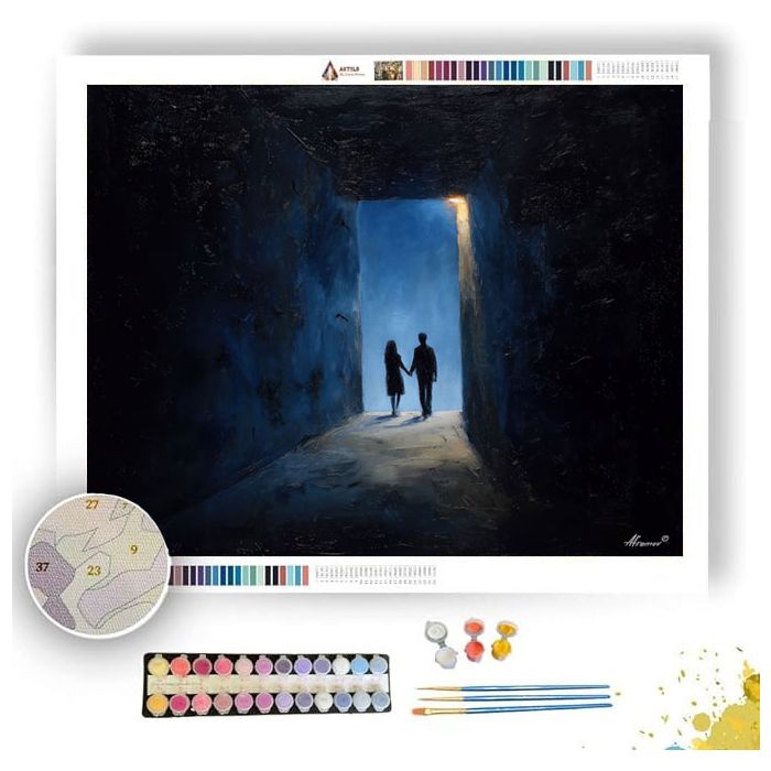 DARK PAUSE - Paint by Numbers Full Kit