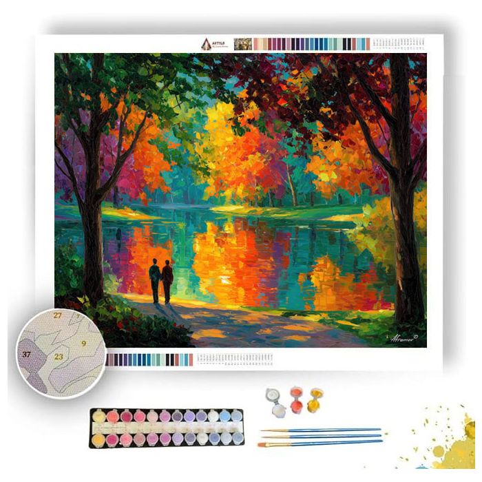 REFLECTED PATH - Paint by Numbers Full Kit