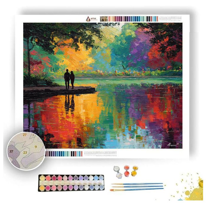 BRIGHT STILLNESS - Paint by Numbers Full Kit