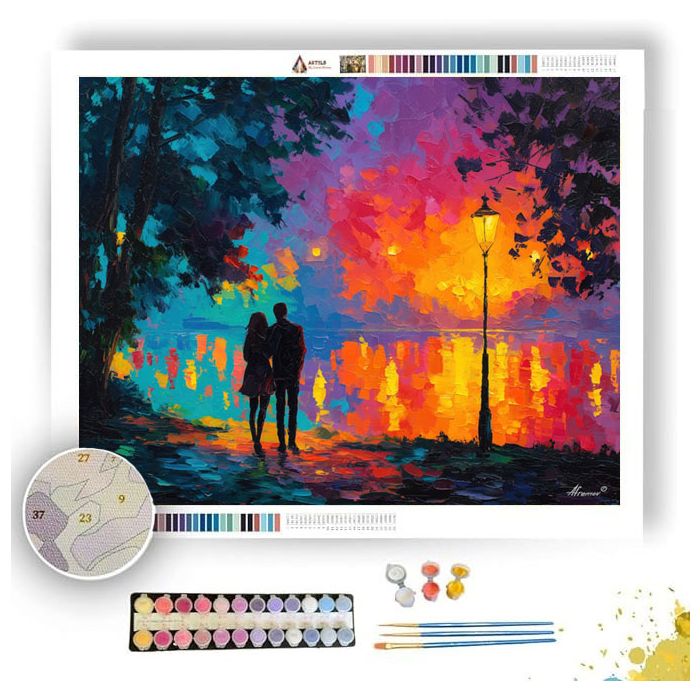 EVENING HORIZON - Paint by Numbers Full Kit