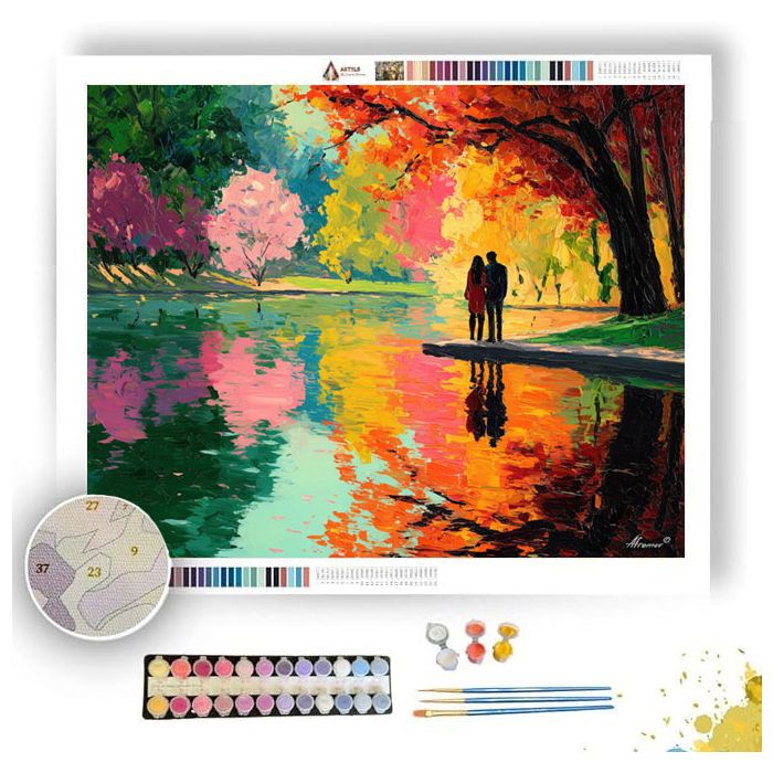 AUTUMN TOGETHER - Paint by Numbers Full Kit