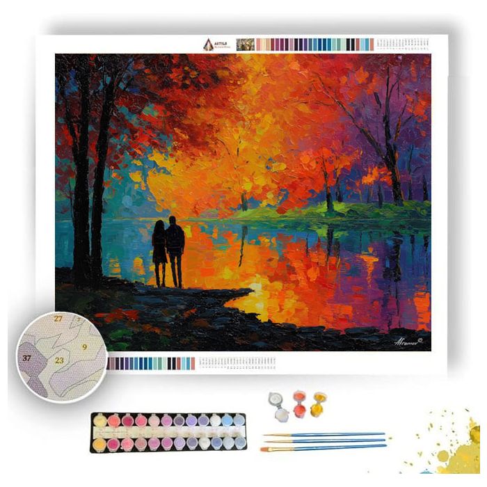 AUTUMN WALK - Paint by Numbers Full Kit