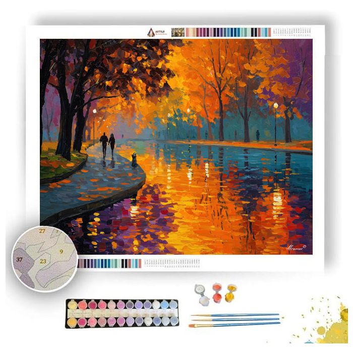 WINTER LAKE - Paint by Numbers Full Kit