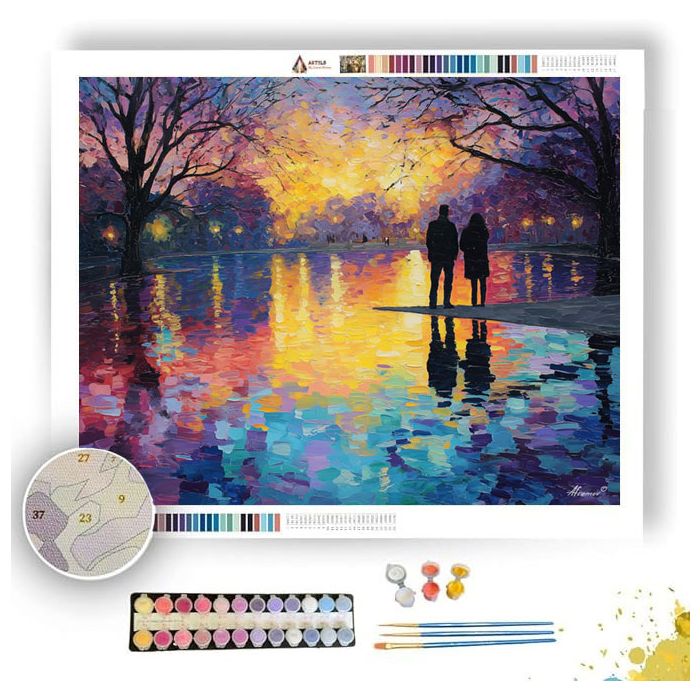 BRIGHT LIGHTS - Paint by Numbers Full Kit
