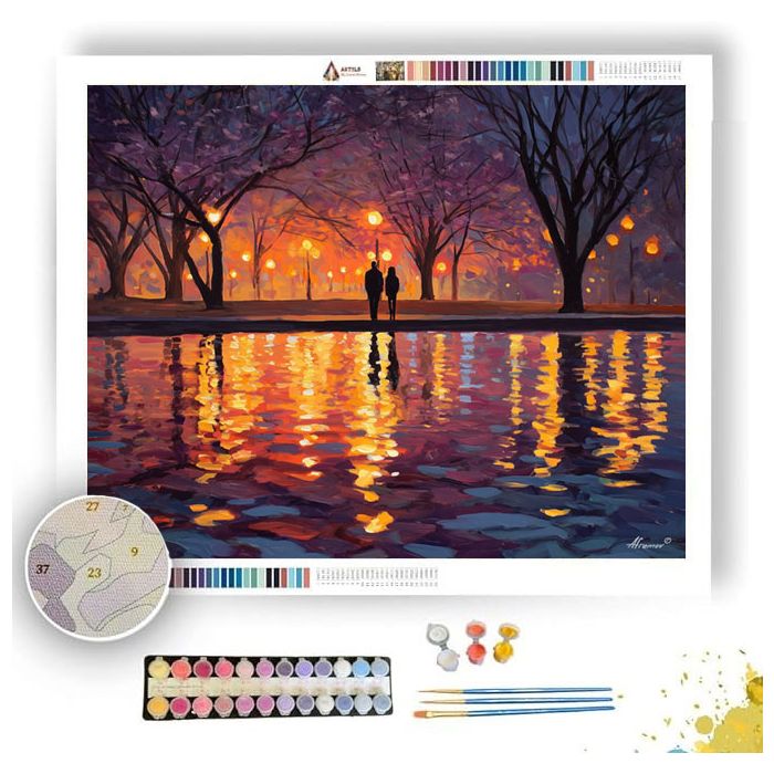 WINTER REFLECTIONS - Paint by Numbers Full Kit