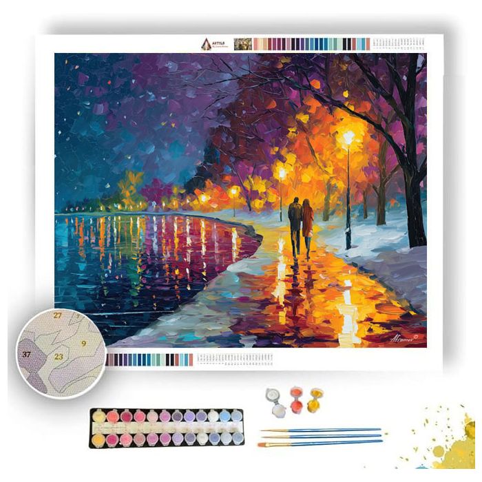 COLORFUL STEPS - Paint by Numbers Full Kit