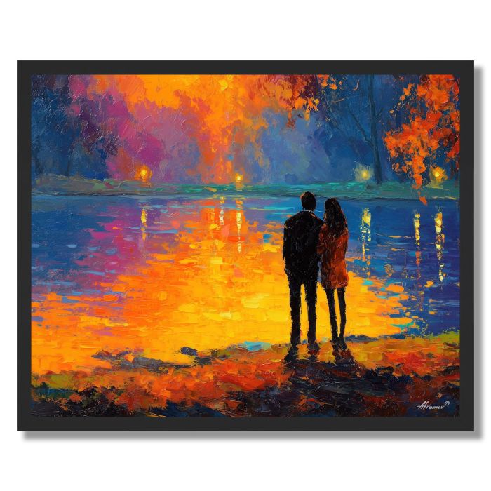 GLOWING REFLECTIONS - FRAMED