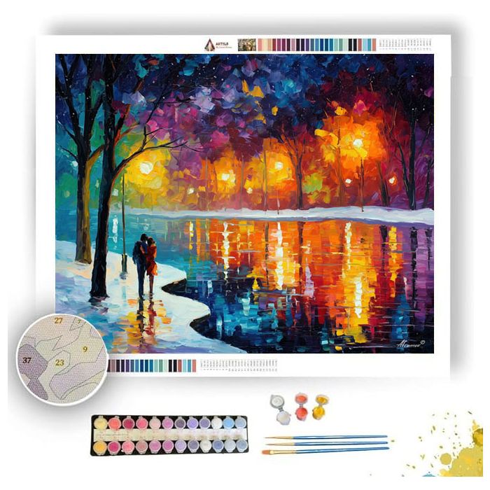 BRIGHT LAKE - Paint by Numbers Full Kit