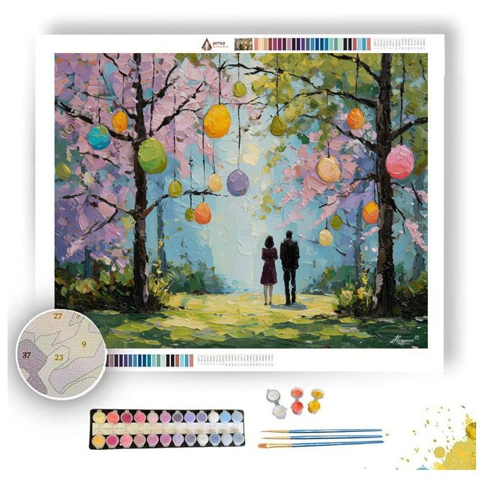 EASTER STROLL - Paint by Numbers Full Kit
