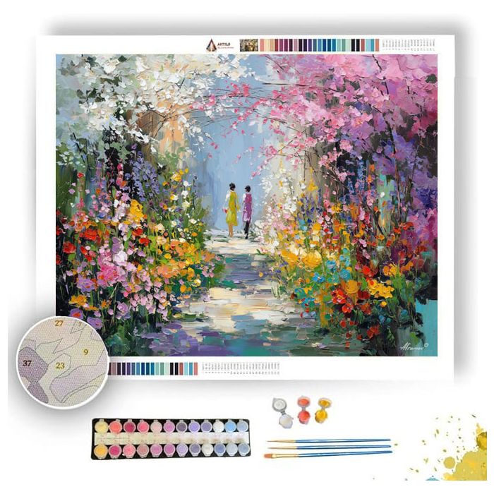 FLOWERED SEASON - Paint by Numbers Full Kit