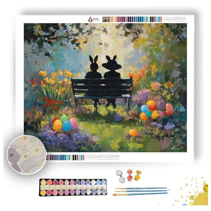 CHEERFUL BLOOMS - Paint by Numbers Full Kit