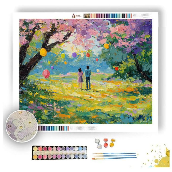JOYFUL PATH - Paint by Numbers Full Kit