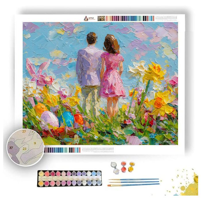 VIVID BLOOMS - Paint by Numbers Full Kit