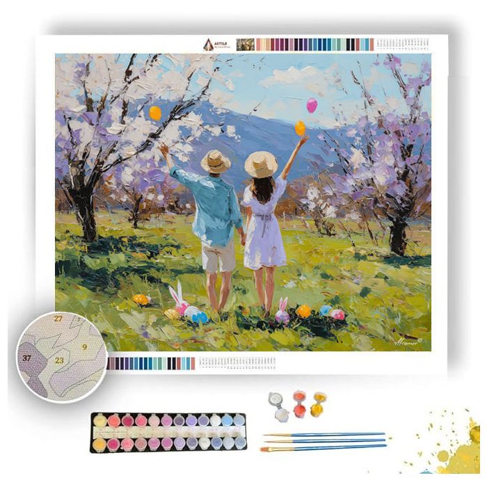PLAYFUL MOMENT - Paint by Numbers Full Kit