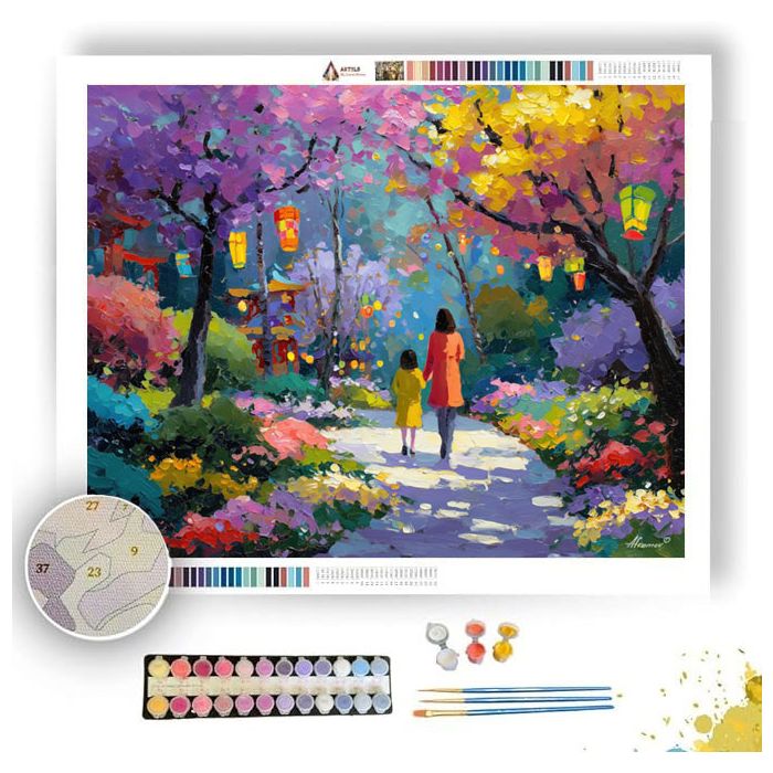 BRIGHT COLORS - Paint by Numbers Full Kit