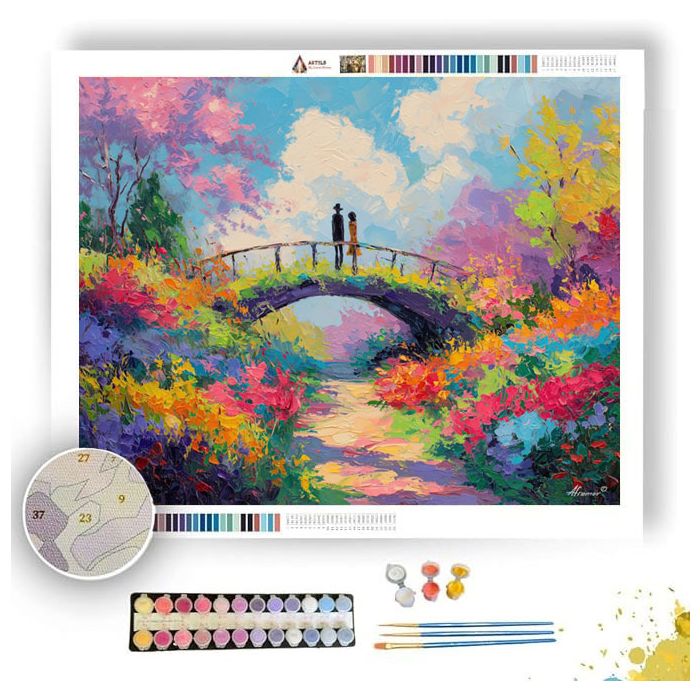 VIVID STROLL - Paint by Numbers Full Kit