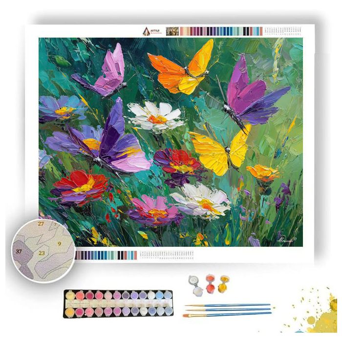 CLEAR COLORS - Paint by Numbers Full Kit