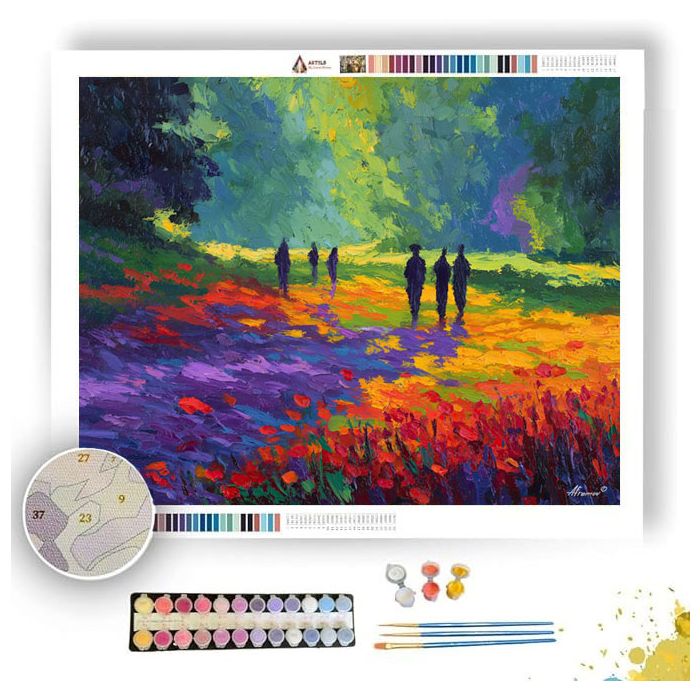 SPRING FIELD - Paint by Numbers Full Kit