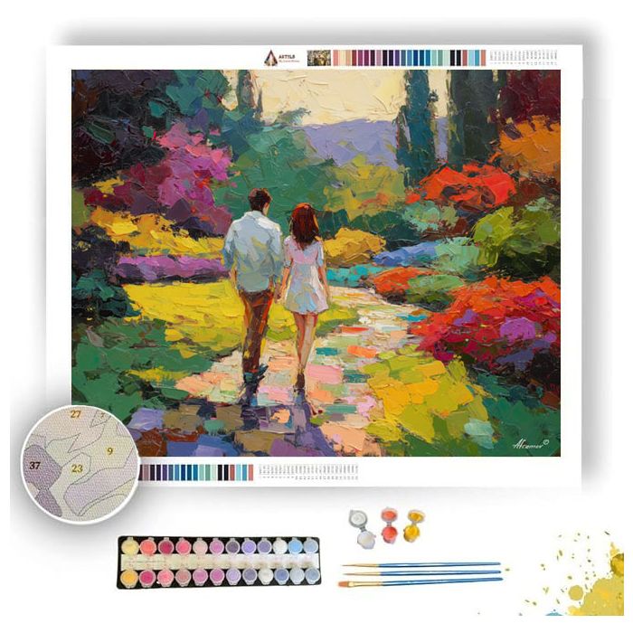SUNLIT GROUND - Paint by Numbers Full Kit